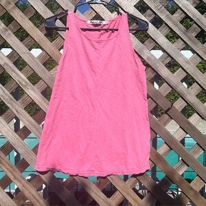 Y2K Michael Stars Women Pink Active Tank one size